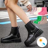 aimoha （アイモハ） | 6cm厚底 プラットフォームレインブーツ レインシューズ 長靴