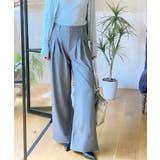 【aimoha】ハイウエストデザインタックスラックス ワイドパンツ ロング丈 | aimoha  | 詳細画像14 