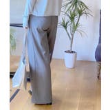 【aimoha】ハイウエストデザインタックスラックス ワイドパンツ ロング丈 | aimoha  | 詳細画像16 