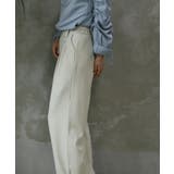 【aimoha】ハイウエストデザインタックスラックス ワイドパンツ ロング丈 | aimoha  | 詳細画像9 