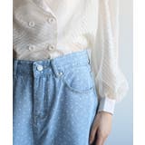 ドット柄ハイウエストデニムパンツ Jasmine Grandiflorum | aimoha  | 詳細画像12 