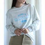 ライトグレー | プリントロンT ロングTシャツ | aimoha
