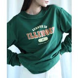 グリーン | プリントロンT ロングTシャツ | aimoha