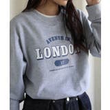 グレー | プリントロンT ロングTシャツ | aimoha