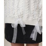 【HOOK】for girls ケーブル編みリボン通しデザインニット【AW】 | HOOK | 詳細画像11 