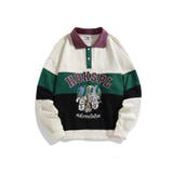 HOOK  original  アメカジカートゥーンキャラクター刺繍袖配色切り替… | HOOK | 詳細画像3 