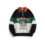 HOOK  original  アメカジカートゥーンキャラクター刺繍袖配色切り替… | HOOK | 詳細画像2 