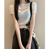 「Jasmine」胸あきデザイン半袖トップス Jasmine Grandiflo… | aimoha | 詳細画像20