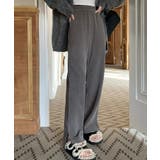 グレー | コーデュロイストレートスウェットパンツ | aimoha 