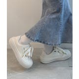 オフホワイト | 【shoes365】太紐ビッグサイズ スニーカー | aimoha