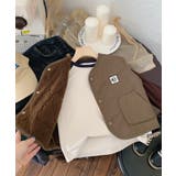 【aimoha-KIDS-】韓国子供服 レトロ裏ボアベスト【AW】 | aimoha kids | 詳細画像6