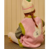 ピンク | 【aimoha-KIDS-】韓国子供服 前あきかわいいニットベスト【AW】 | aimoha kids