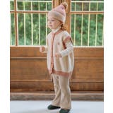 【aimoha-KIDS-】韓国子供服 前あきかわいいニットベスト【AW】 | aimoha kids | 詳細画像3