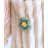 秋冬もこもこ 花ポケットつき波柄ガウン【AW】 | aimoha  | 詳細画像4 