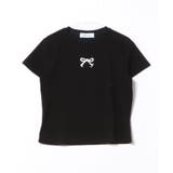 「Jasmine」リボン刺しゅう半袖Tシャツ Jasmine Grandiflo… | aimoha  | 詳細画像12 