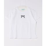 「Jasmine」リボン刺しゅう半袖Tシャツ Jasmine Grandiflo… | aimoha  | 詳細画像13 