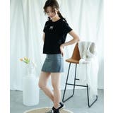 「Jasmine」リボン刺しゅう半袖Tシャツ Jasmine Grandiflo… | aimoha  | 詳細画像5 