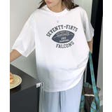 ホワイト | レトロプリントTシャツ | aimoha 