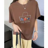 モカ | カジュアルプリントTシャツ | aimoha 