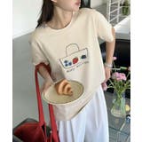 カジュアルプリントTシャツ | aimoha  | 詳細画像5 