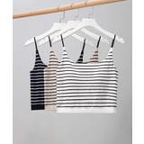 ボーダー柄ハーフトップ | aimoha | 詳細画像15