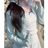 ドット柄リボン付きキャミソール | aimoha | 詳細画像8