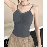 ギャザーデザインキャミソール | aimoha  | 詳細画像9 