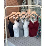 ギャザーデザインキャミソール | aimoha  | 詳細画像12 