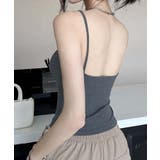 ギャザーデザインキャミソール | aimoha  | 詳細画像3 