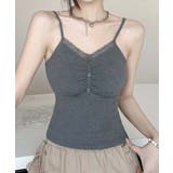 ギャザーデザインキャミソール | aimoha  | 詳細画像6 