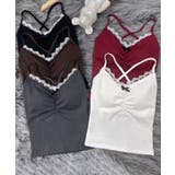 クロスバックリボン付きキャミソール | aimoha  | 詳細画像3 