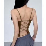 ブラック | バックストラップキャミソール | aimoha