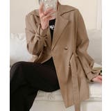 トレンチコート(ベルト付き) | aimoha | 詳細画像1