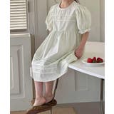 【aimoha-KIDS-】ボリュームスリーブワンピース | aimoha kids | 詳細画像8 