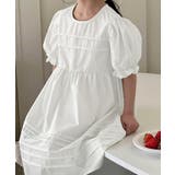 【aimoha-KIDS-】ボリュームスリーブワンピース | aimoha kids | 詳細画像4 