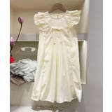 イエロー | 【aimoha-KIDS-】フリルスリーブワンピース | aimoha kids