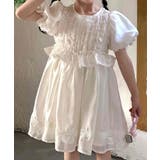 【aimoha-KIDS-】ボリュームスリーブワンピース | aimoha kids | 詳細画像8