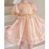 【aimoha-KIDS-】ボリュームスリーブワンピース | aimoha kids | 詳細画像5