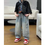 【aimoha-KIDS-】ダメージデニムパンツ | aimoha kids | 詳細画像4