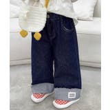 【aimoha-KIDS-】ロールアップデニム | aimoha kids | 詳細画像3