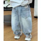 【aimoha-KIDS-】デニムカーブパンツ | aimoha kids | 詳細画像8