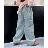 【aimoha-KIDS-】デニムカーゴパンツ | aimoha kids | 詳細画像7
