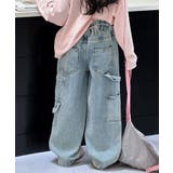 【aimoha-KIDS-】デニムカーゴパンツ | aimoha kids | 詳細画像8