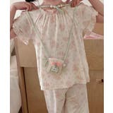 【aimoha-KIDS-】フラワープリントルームウェアセット | aimoha kids | 詳細画像2