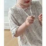 【aimoha-KIDS-】ボタニカルプリントルームワンピース | aimoha kids | 詳細画像2