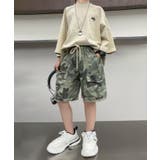 【aimoha-KIDS-】迷彩柄ショートパンツ | aimoha kids | 詳細画像6
