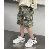 【aimoha-KIDS-】迷彩柄ショートパンツ | aimoha kids | 詳細画像5