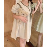 ライトベージュ | 【aimoha-KIDS-】キッズワンピース | aimoha kids