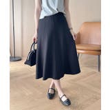 ブラック | Aラインフレアスカート | DECADECLASSIC