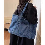 ヴィンテージ風デニムトートバッグ | aimoha | 詳細画像11